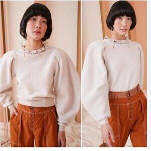 Ulla Johnson Josie Merino Wool Pullover Size XL